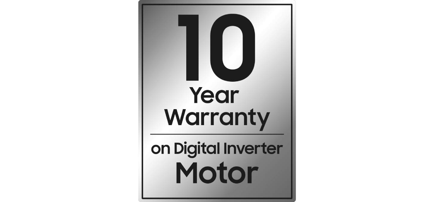 WW6000T has a 10-year warranty on the Digital Inverter Motor.