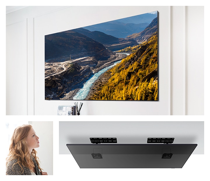 slim fit wall mount