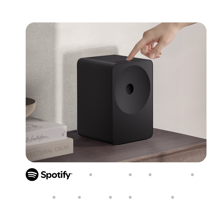 Get straight into the music with double tap access to Spotify