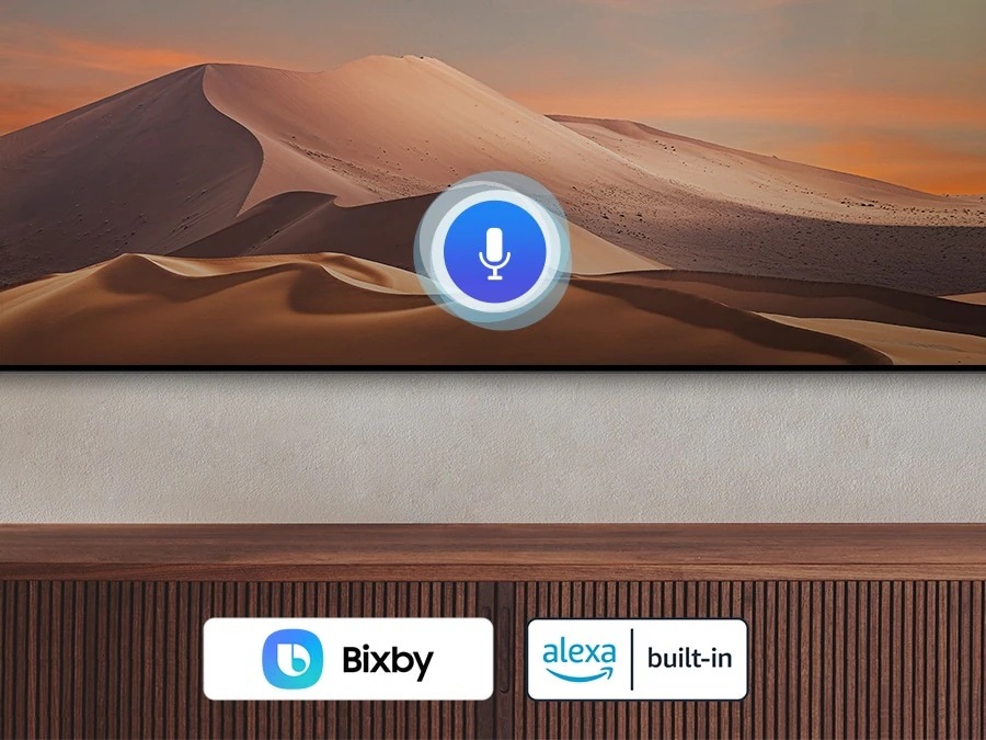 Built-in Voice Assistant - Bixby & Alexa The Frame