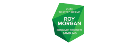 2023 Roy Morgan Most Trusted Brand Award logo