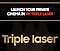 Triple laser
