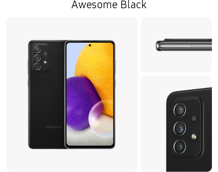 Galaxy A72 Black 256GB SM-A725FZKHXSA Samsung AU