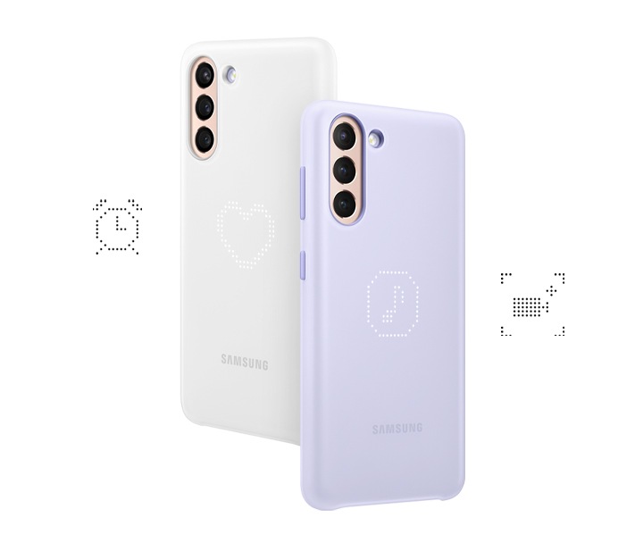 Galaxy S21 5G Smart LED Cover violet | Samsung Australia