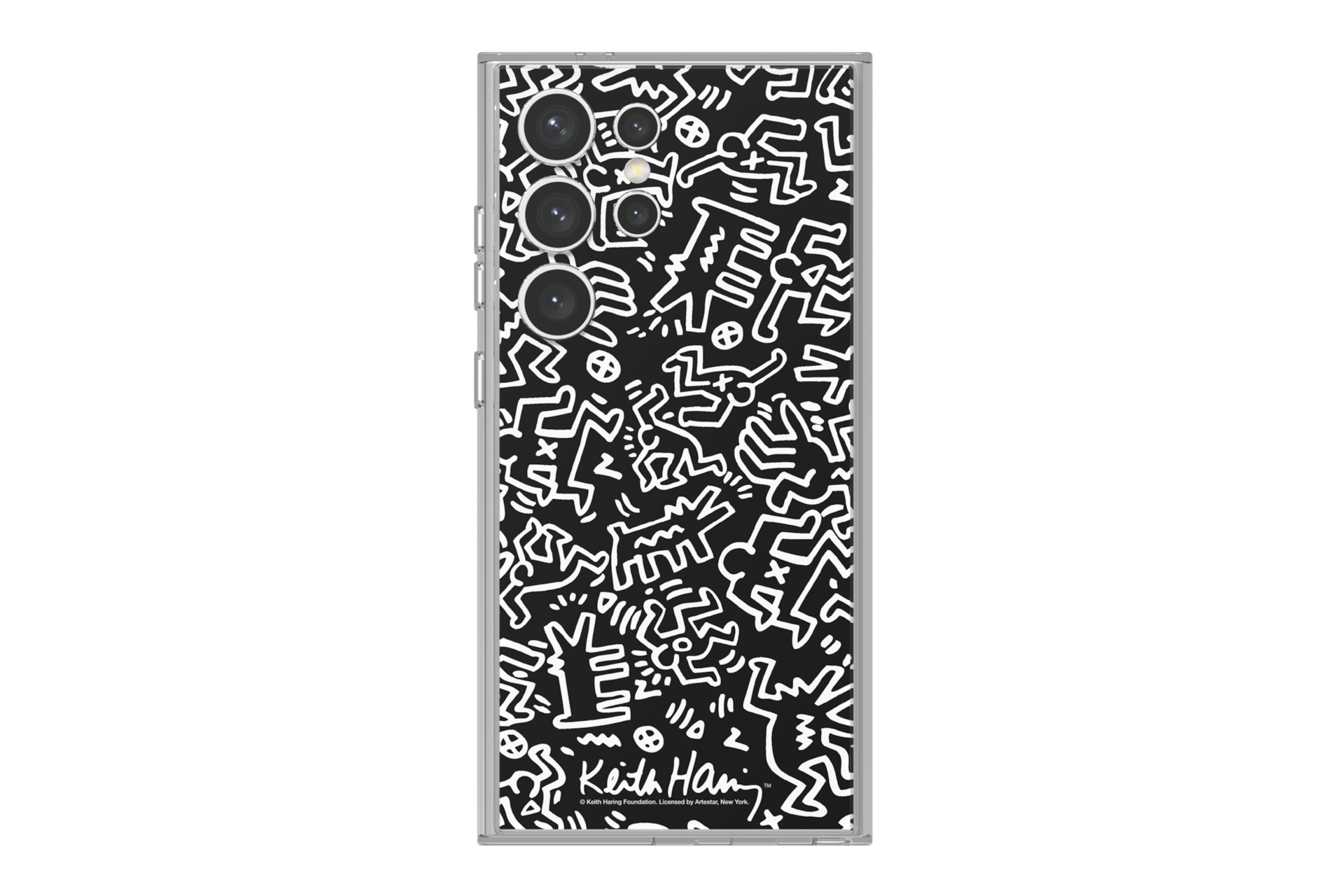 Keith Haring Flipsuit Case Insert for S24 Ultra Black