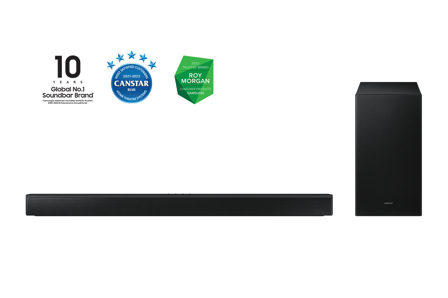 HW-B650D B-Series Wireless Soundbar with Subwoofer | Samsung Australia