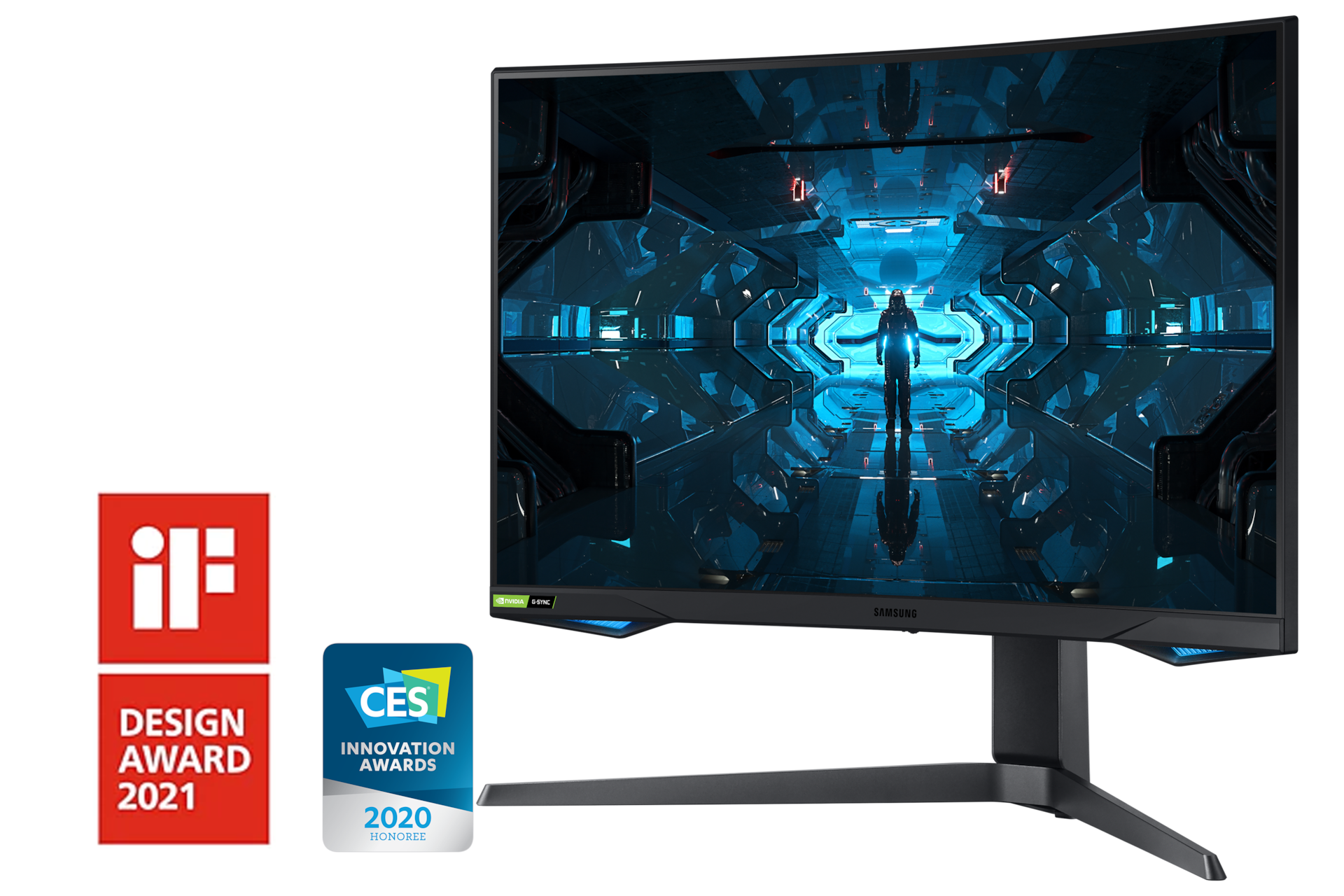  SAMSUNG 27-inch Odyssey G7 - QHD 1000R Curved Gaming