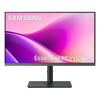 24"/27" Essential Monitor S4 S43UF Full HD 100Hz Front2 Black 