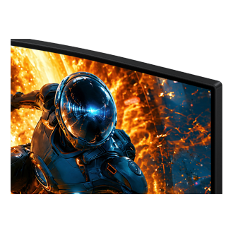 Odyssey G5 G55H Ultra WQHD 180Hz Gaming Monitor  Detail Black 