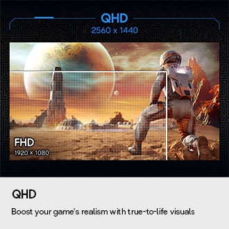 27" Odyssey G5 G55H QHD 180Hz Gaming Monitor Black