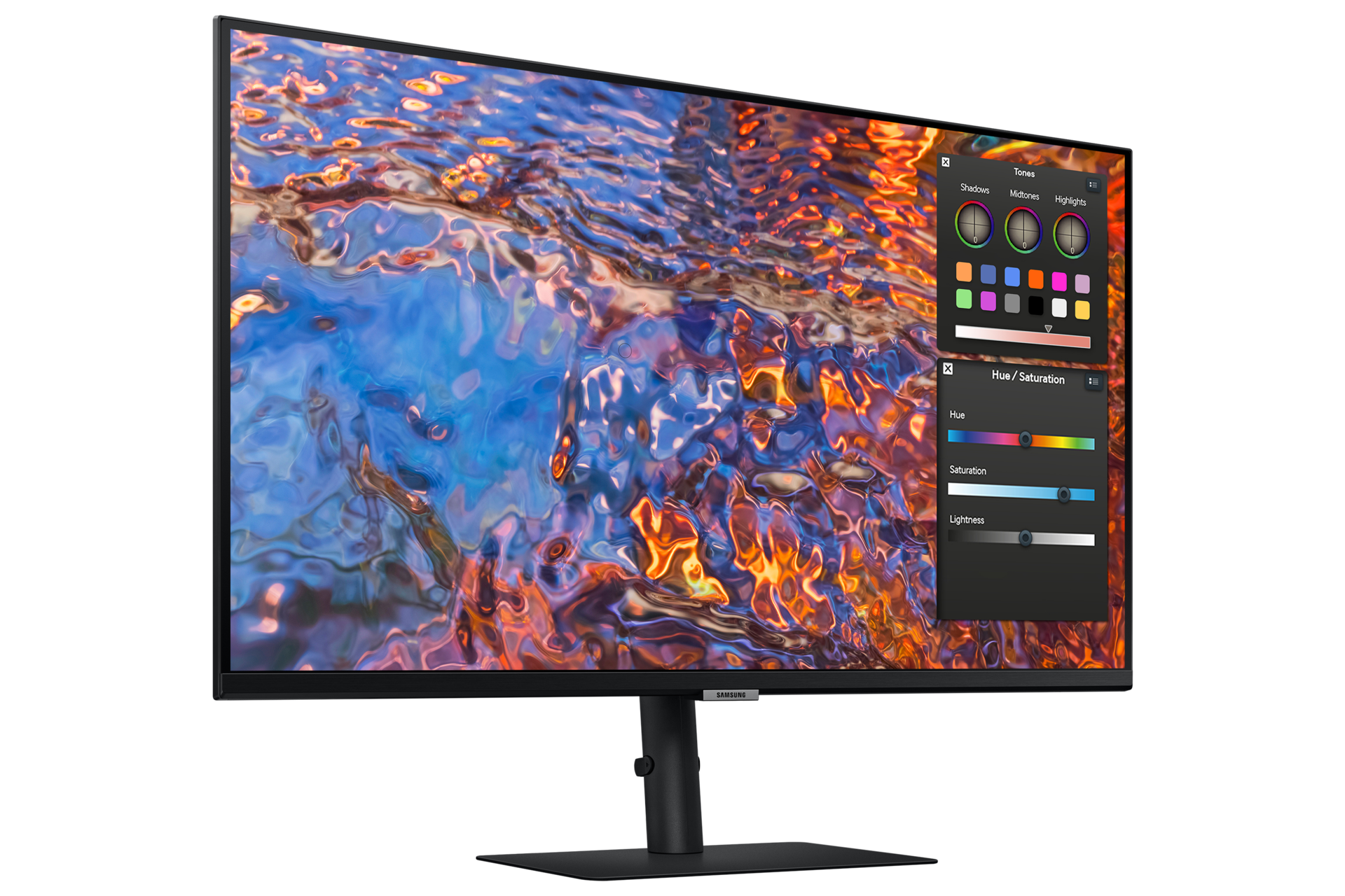 ViewFinity S8 S80PB 4K UHD IPS Monitor L-perspective Black 