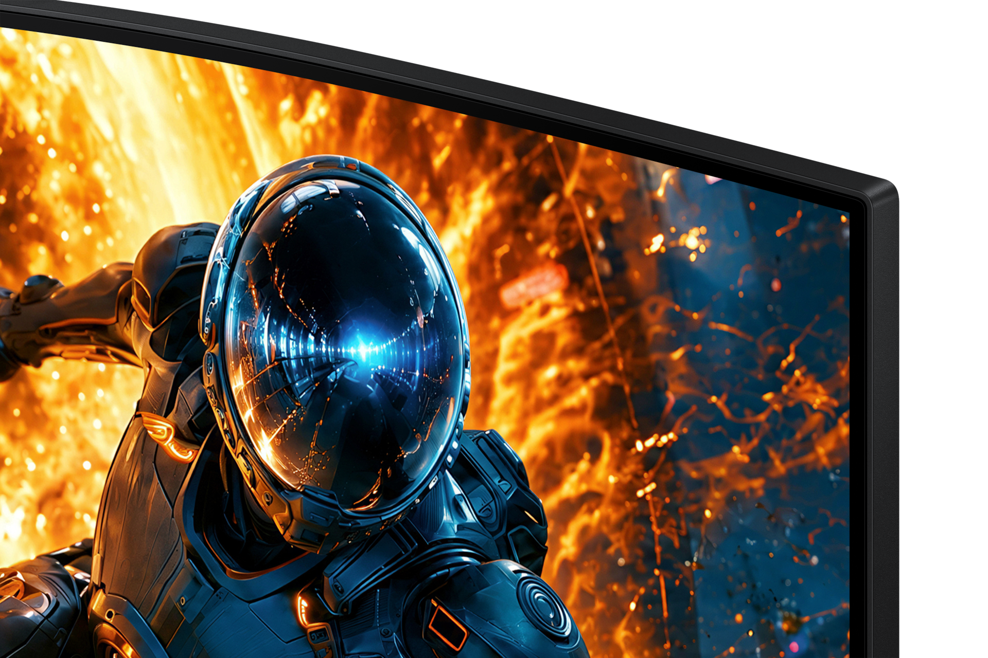 Odyssey G5 G55H Ultra WQHD 180Hz Gaming Monitor  Detail Black 
