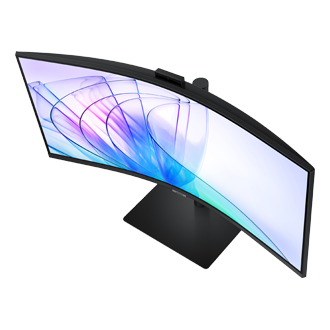 [34" Víéw~Fíñí~tý S65V~C Cúr~véd W~QHD W~ébcá~m Bús~íñés~s Móñ~ítór~ Tóp-D~ýñám~íc Bl~áck] 