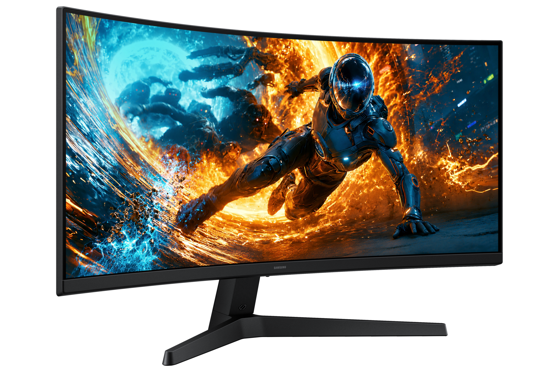 Odyssey G5 G55H Ultra WQHD 180Hz Gaming Monitor L-perspective Black 