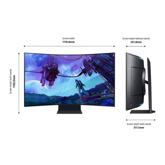 Samsung Odyssey Ark 2nd Gen (G97NC) 4K curved gaming monitor now