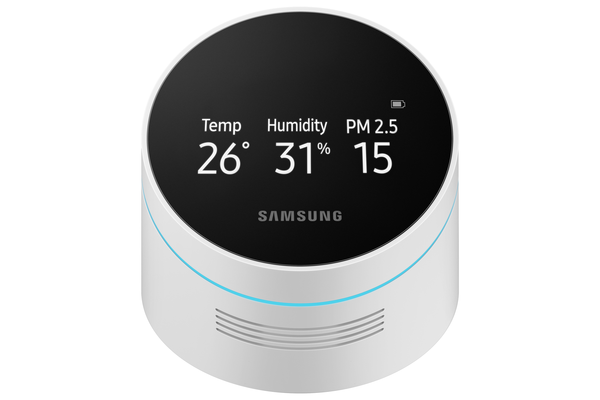 Air Monitor Plus 2026 Front2-Display-On White 