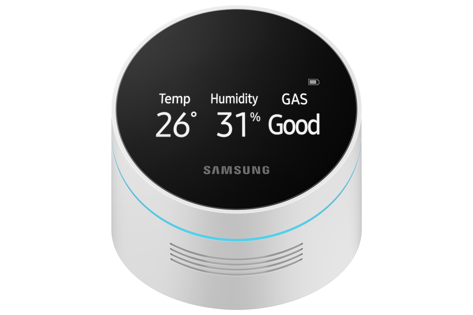 Air Monitor Plus 2026 Front4-Display-On White 