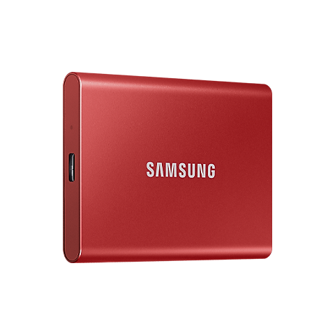 Samsung X5 Portable SSD Gray/Red Thunderbolt 3 External SSD 1TB MU-PB1T0B/AM 