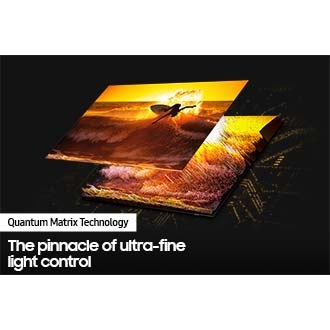 QLED TV QN90A with Quantum Matrix Technology discovers great detail in in both the darkest and brightest scenes.