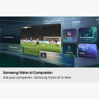 55" OLED S95H 4K Samsung Vision AI Smart TV (2026) Silver