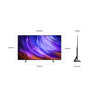 65" OLED S85H 4K Samsung Vision AI Smart TV (2026) Graphite