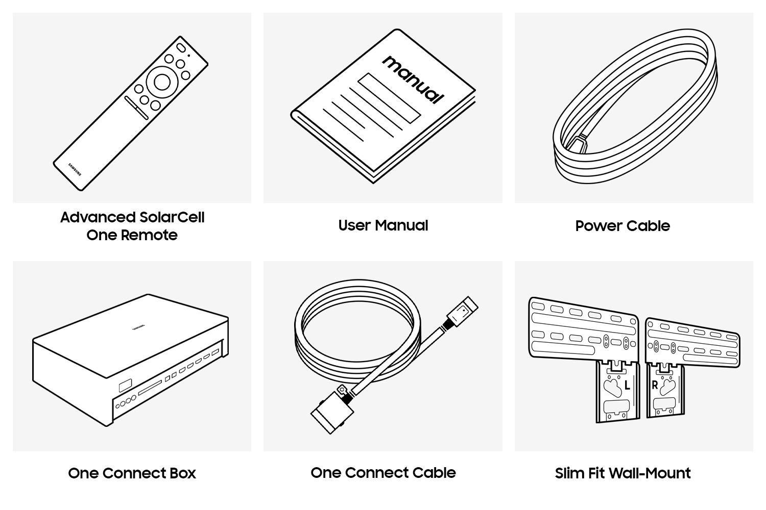 QA75LS03BAWXXY What's In the box