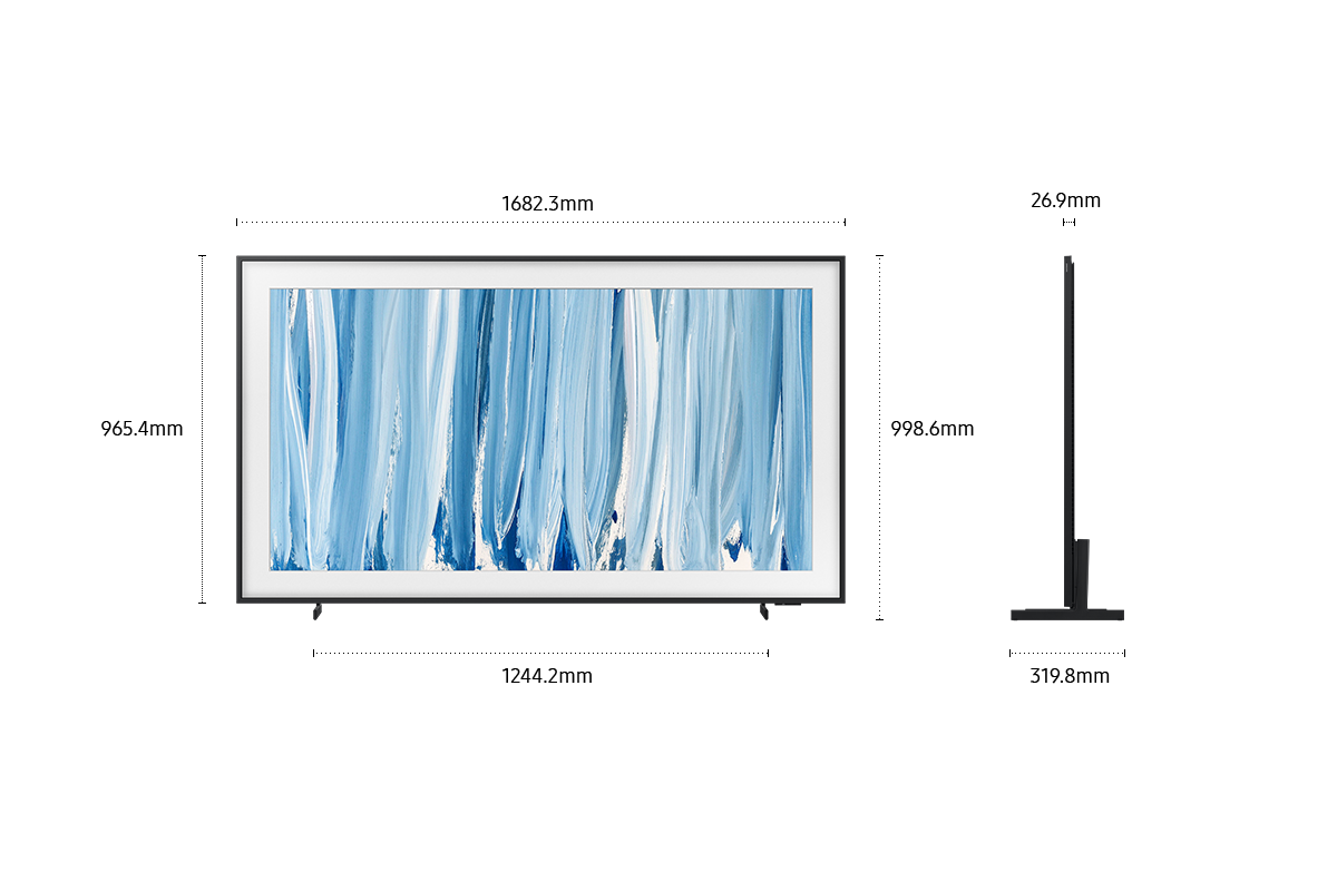 75" The Frame Pro LS03HW 4K Samsung Vision AI Smart TV (2026) Black