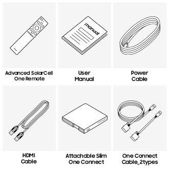 QA75QN800BWXXY What's In the Box