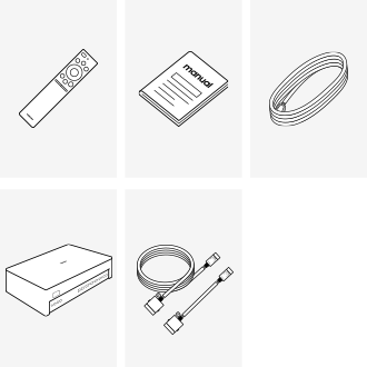 Samsung 2024 Neo QLED 8K QN800D accessories provided include One Connect, remote control, power cable and manual.