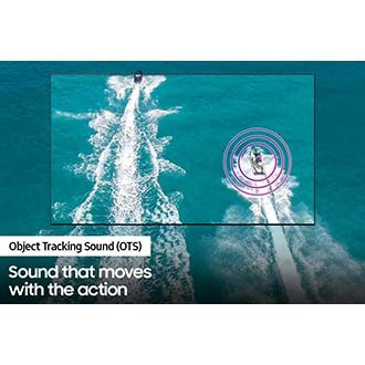 QLED TV QN85A follows the sound of boat sailing using Object tracking sound