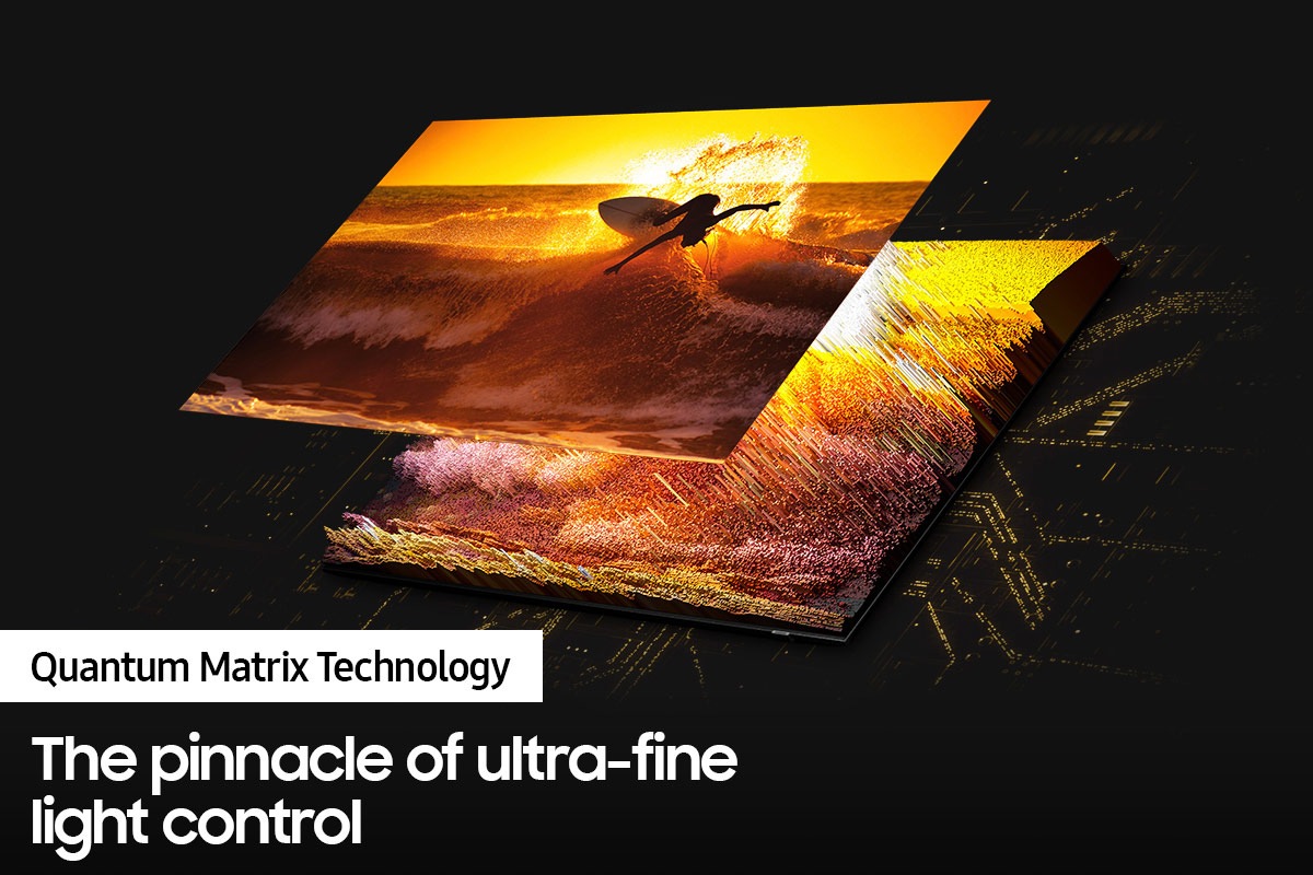 QLED TV QN85A with Quantum Matrix Technology discovers great detail in in both the darkest and brightest scenes.