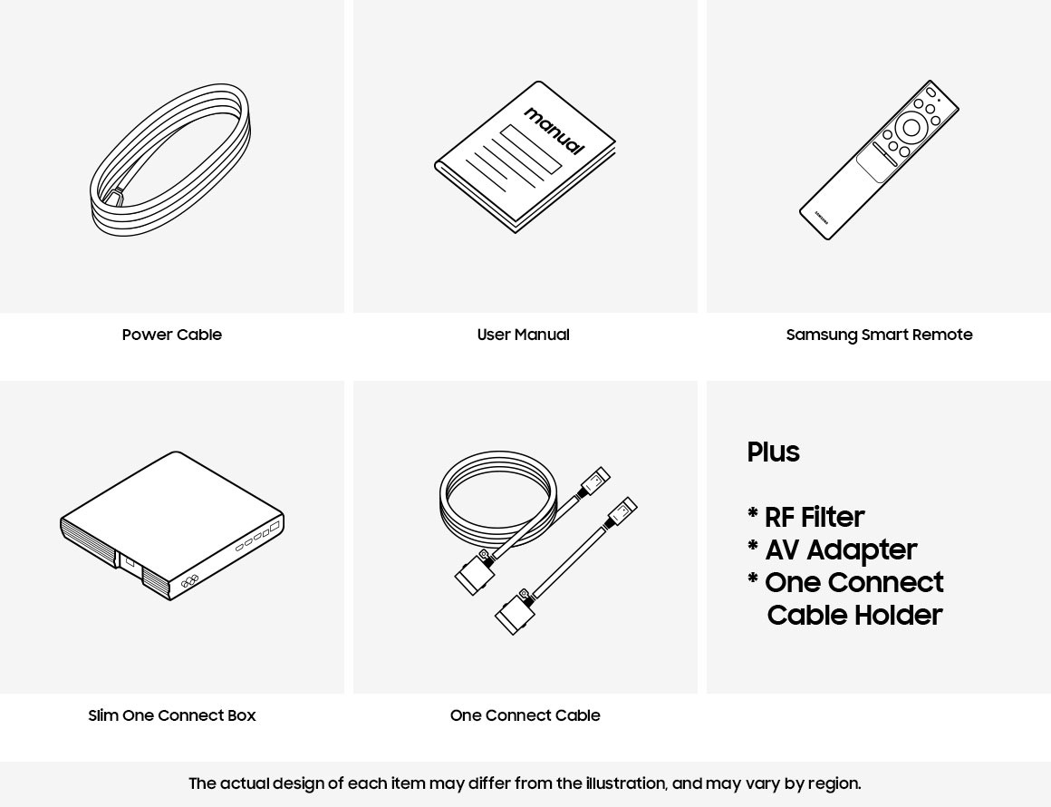 what's in the box QA75QN900AWXXY 