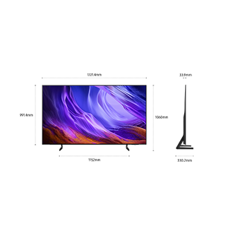 77" OLED S85H 4K Samsung Vision AI Smart TV (2026) Graphite