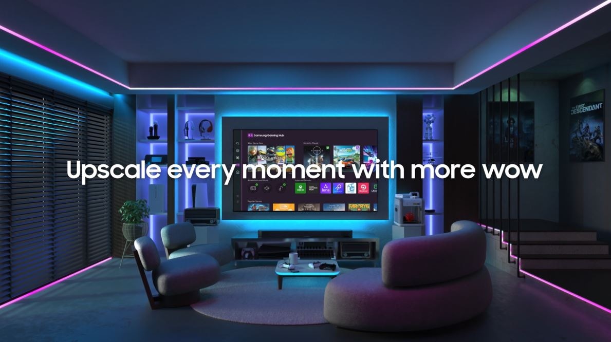 Don’t just up your game, revolutionise it! Introducing the Samsung Gaming TV