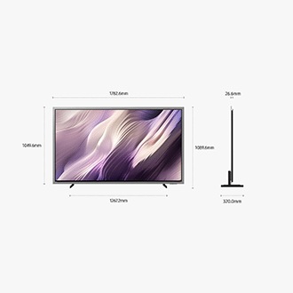77" OLED S95H 4K Samsung Vision AI Smart TV (2026) Silver