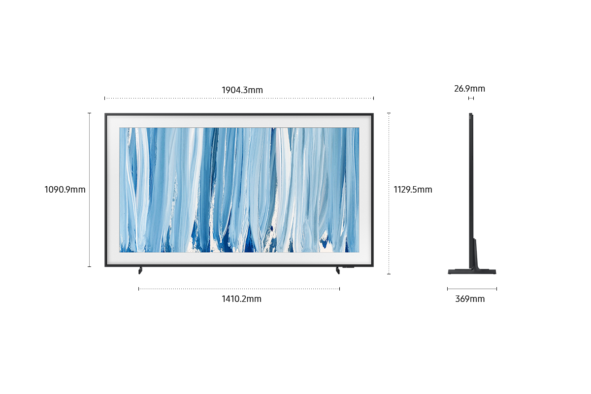 85" The Frame Pro LS03HW 4K Samsung Vision AI Smart TV (2026) Black