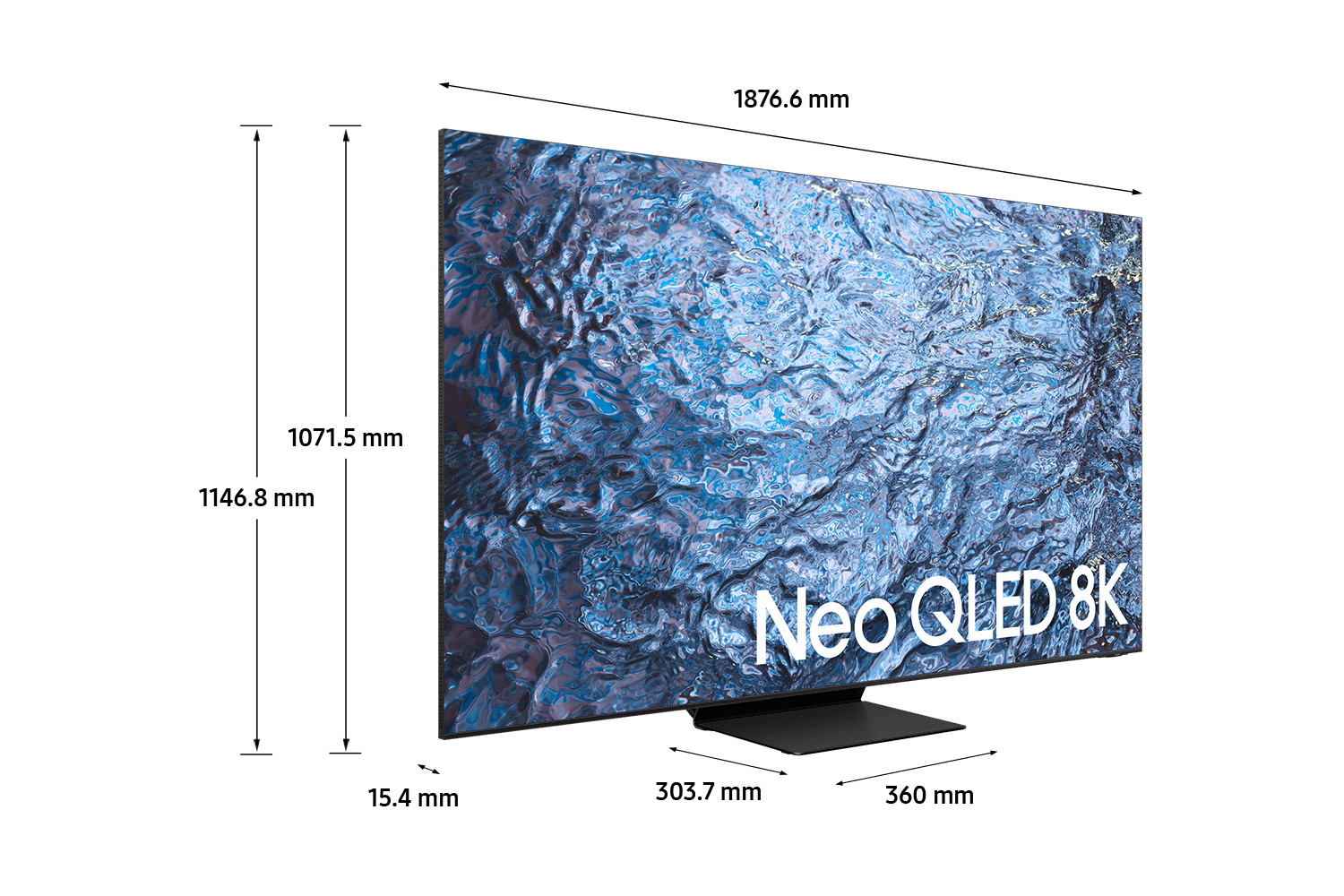 QA85QN900CWXXY dimensions