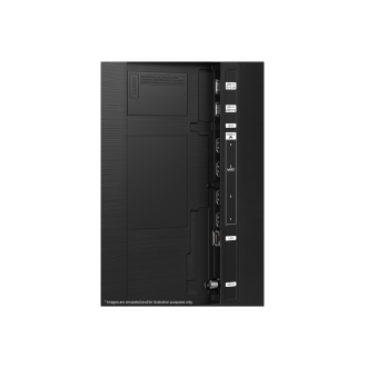 QA85QN90CAWXXY Samsung 2023 Neo QLED qn90c has USB, HDMI, LAN ports etc. on the side.