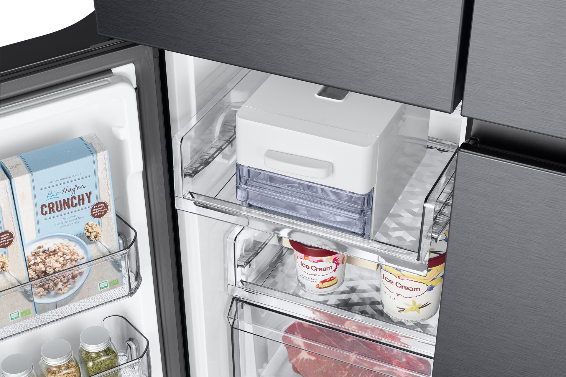 freezer-ice-ice-bucket Black