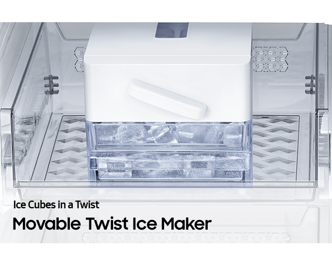 Ice Cubes in a Twist Movable Twist Ice Maker