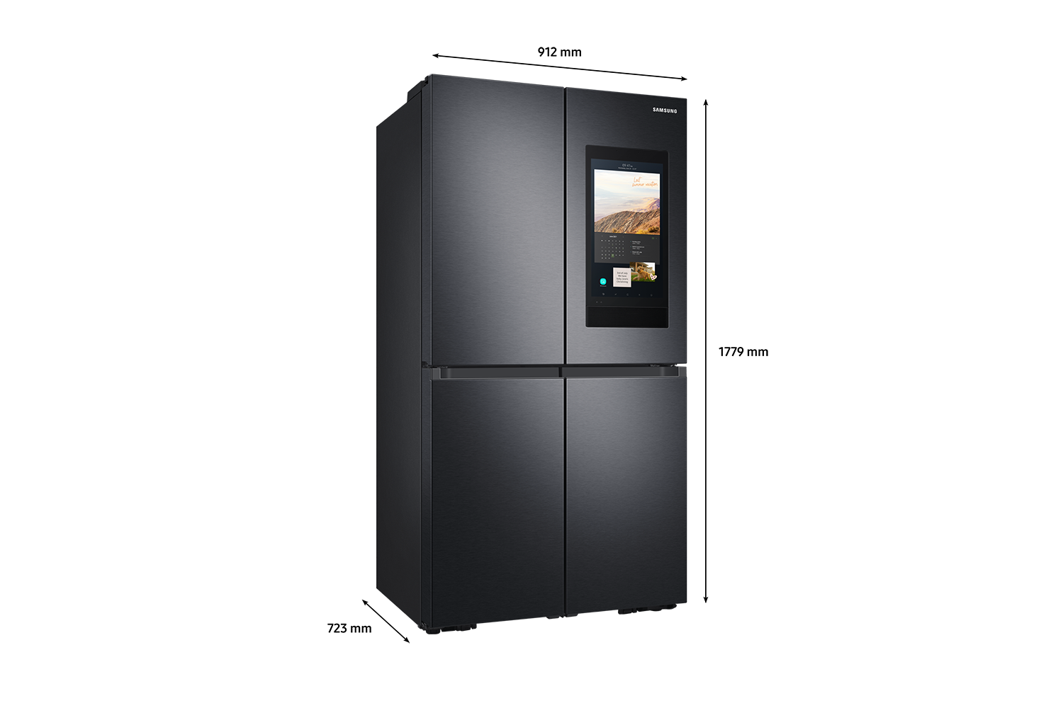 Samsung side by side smart deals refrigerator