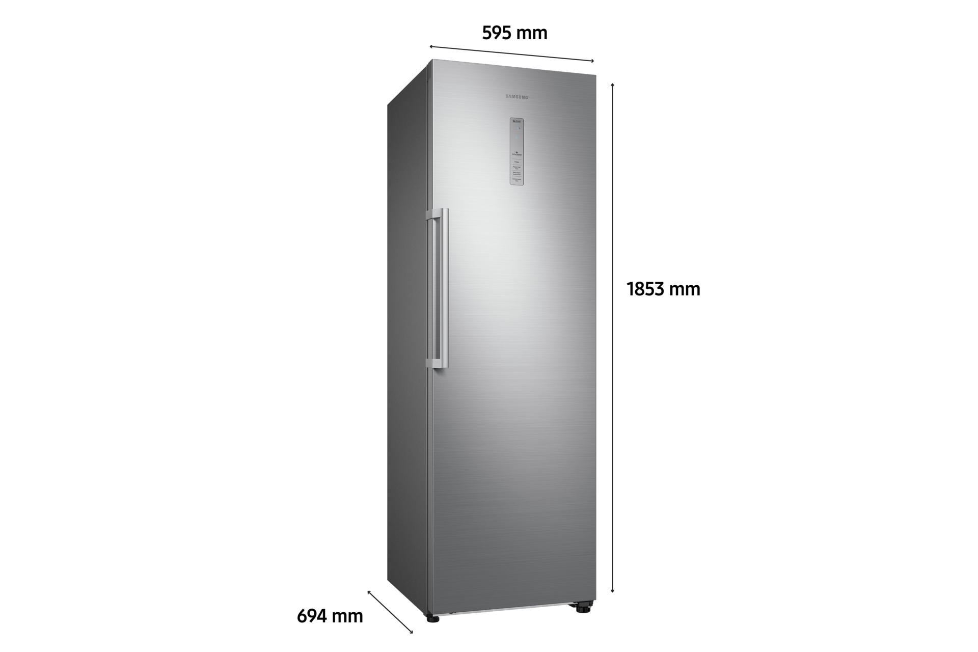 Samsung single deals door freezer door