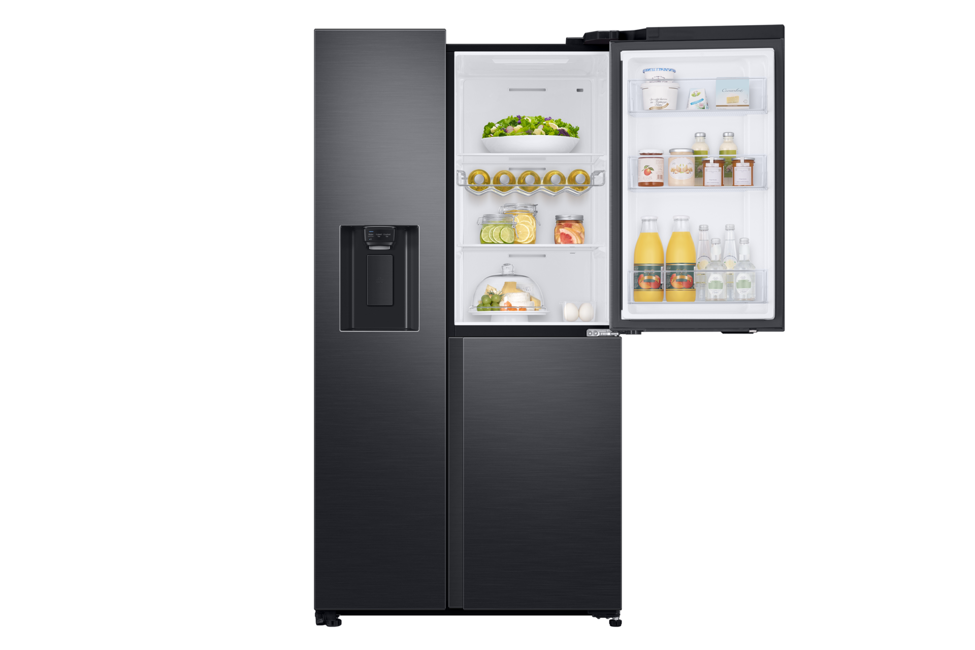 right top open with food Black