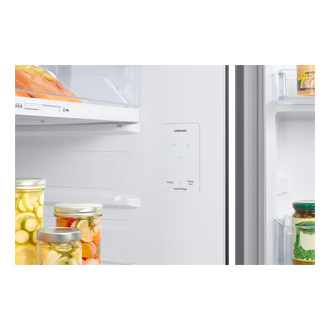 RT6300C Top Mount Freezer Refrigerators with SmartThings AI Energy Mode Detail-Internal-Display Refined Inox 