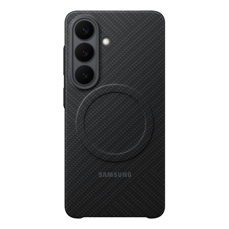 Galaxy S26 Carbon Magnet Case Front Black 