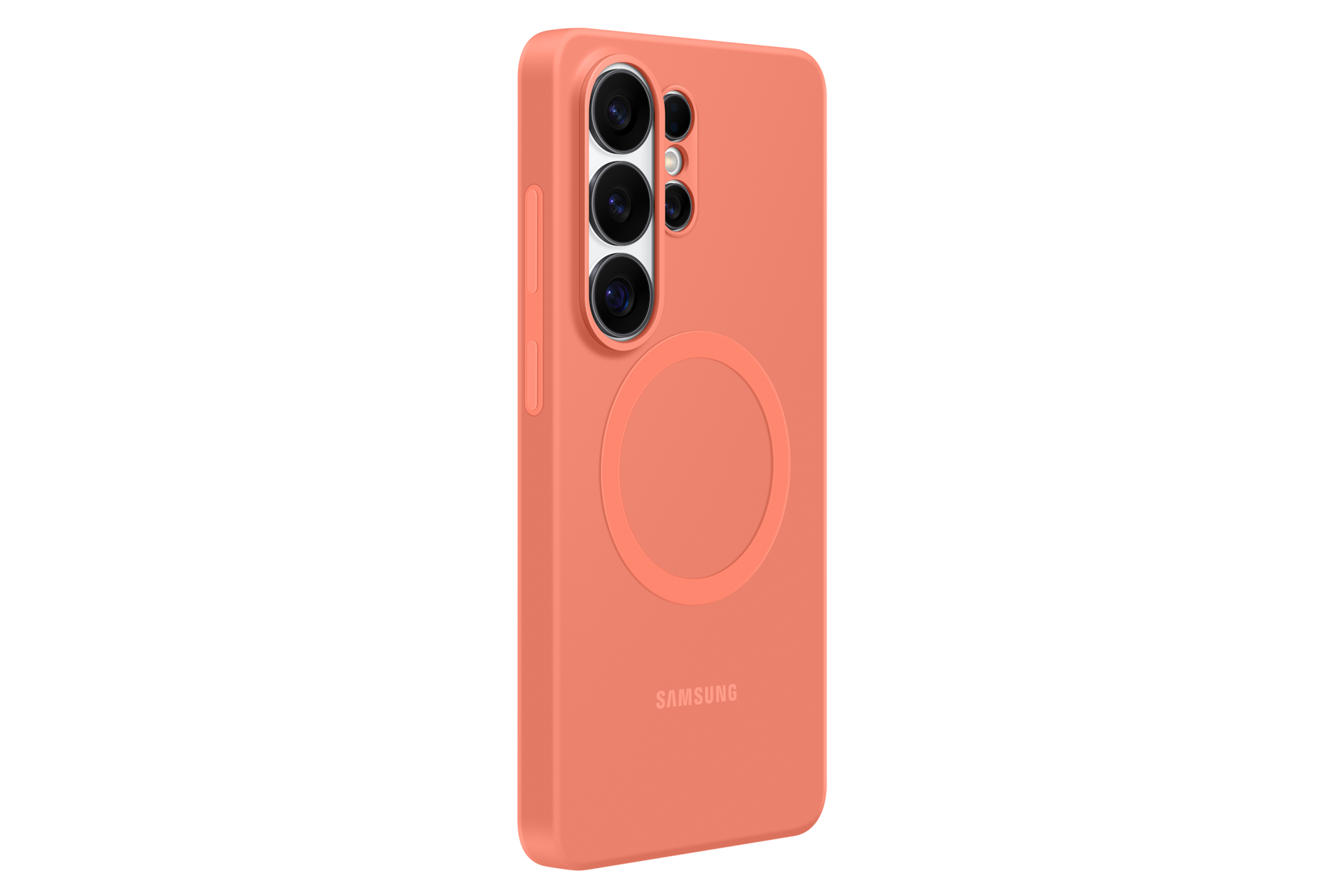 Galaxy S26 Ultra Silicone Magnet Case Dynamic Coralred 