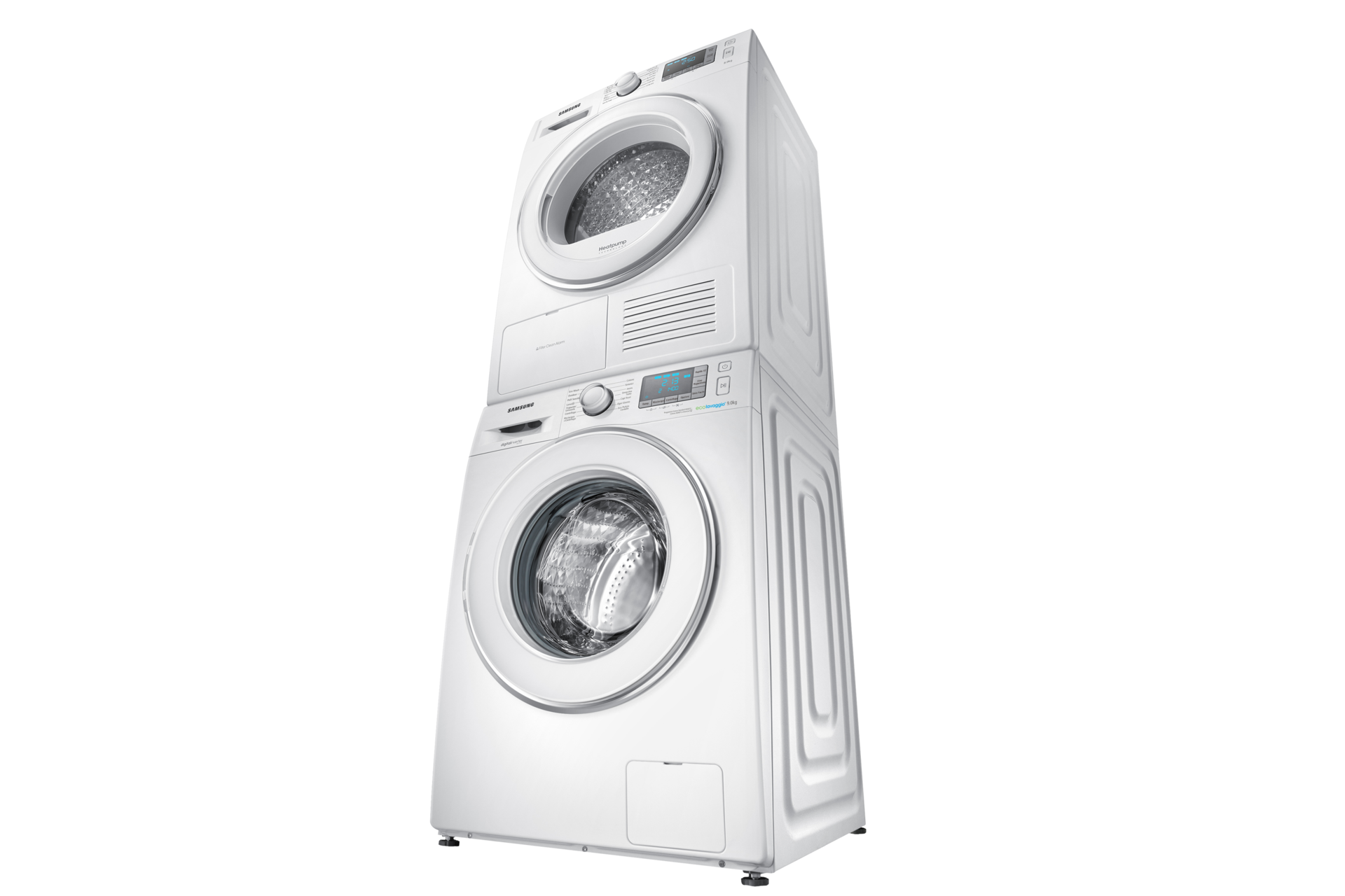 SKK-DF with stacking Samsung Washer and Dryer