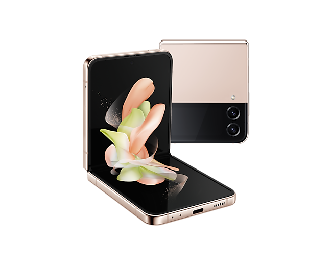 Buy Galaxy Z Flip4 pink-gold 128 GB | Samsung Australia