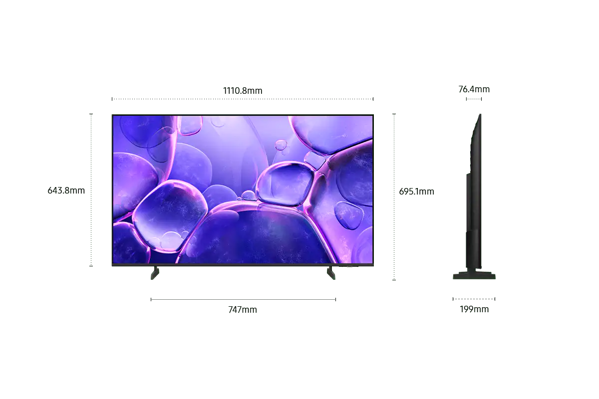 50" Crystal UHD U8500F 4K Smart TV (NEW) Black