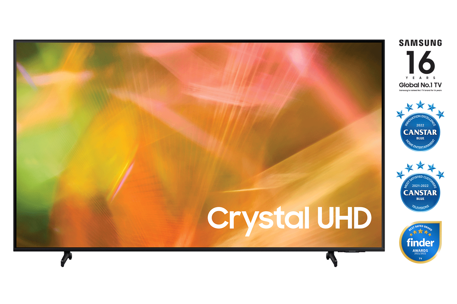 SAMSUNG 50-Inch Class Crystal 4K UHD AU8000 Series HDR, 3 HDMI Ports,  Motion Xcelerator, Tap View, PC on TV, Q Symphony, Smart TV with Alexa  Built-In